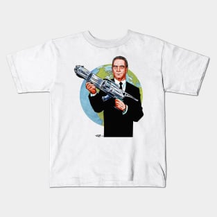 Tommy Lee Jones - An illustration by Paul Cemmick Kids T-Shirt